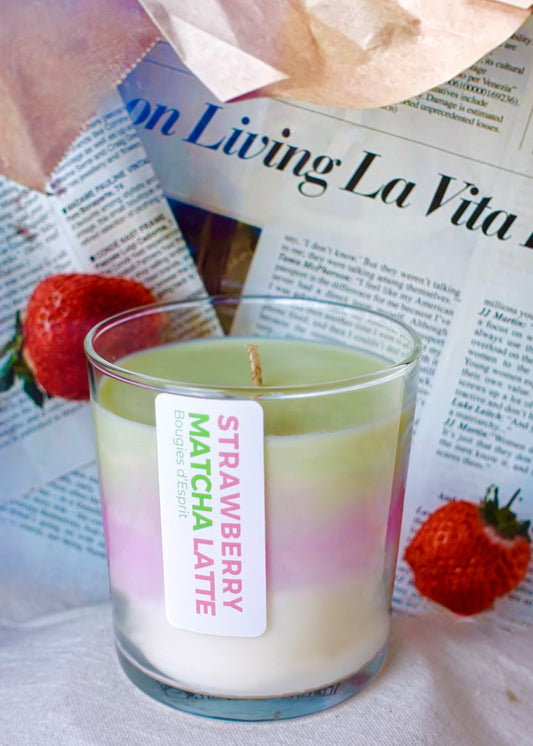 Strawberry Matcha Latte