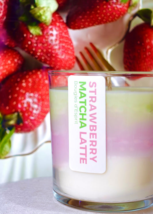 Strawberry Matcha Latte